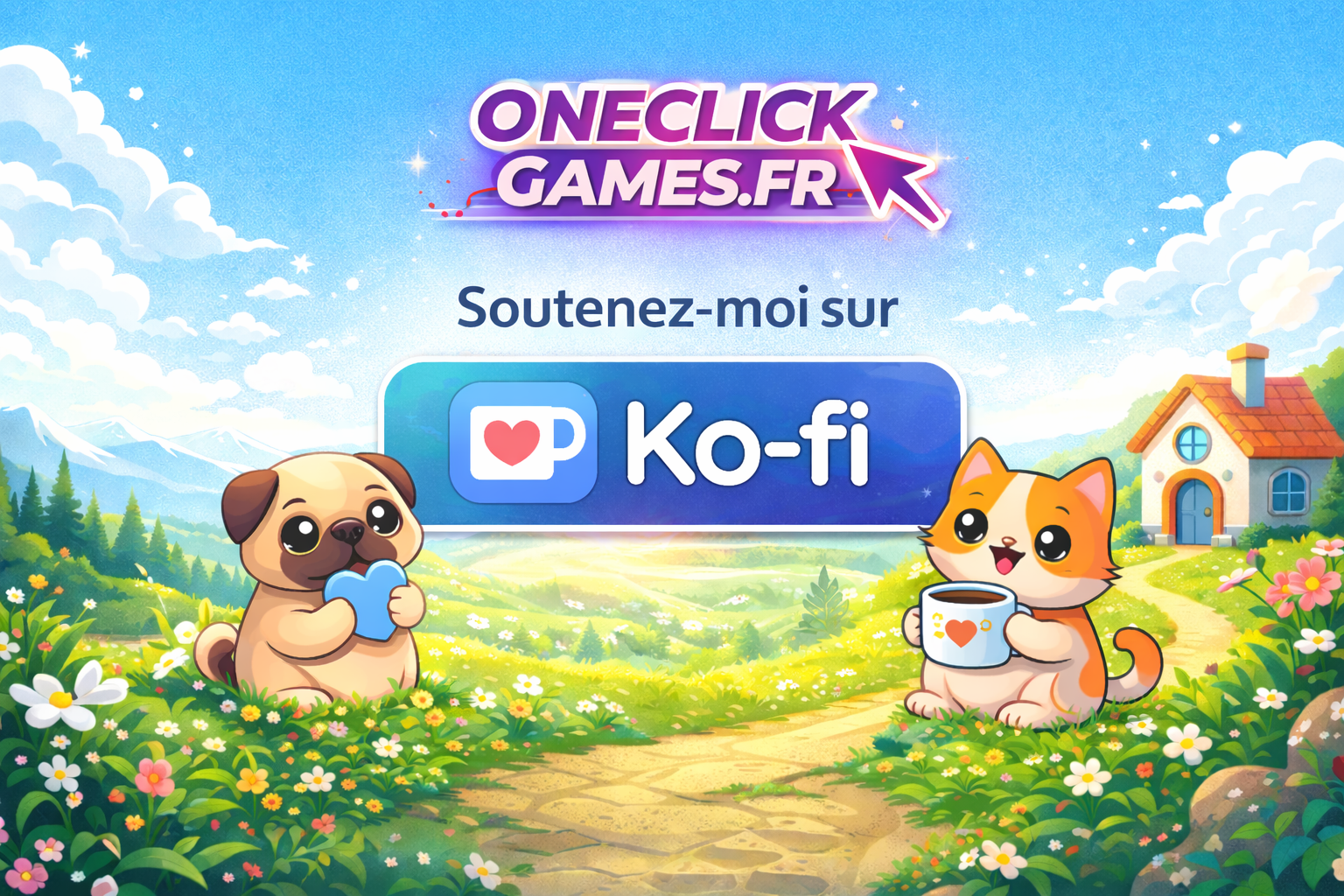 Visuel Ko-fi OneClickGames